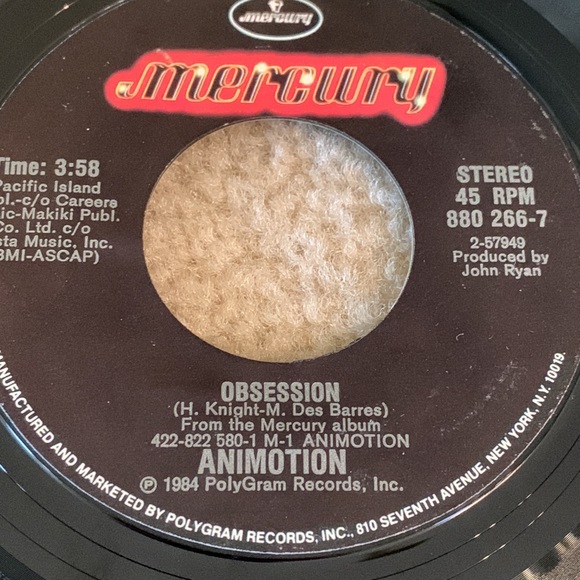 Vintage Animotion 7” Vinyl Record, 1984 - Picture 4 of 8